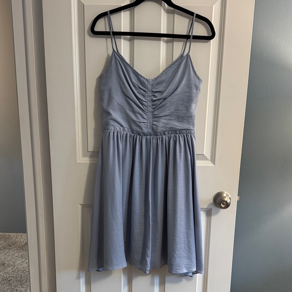Banana Republic Light Blue Mini Dress - Cinderella vibes!